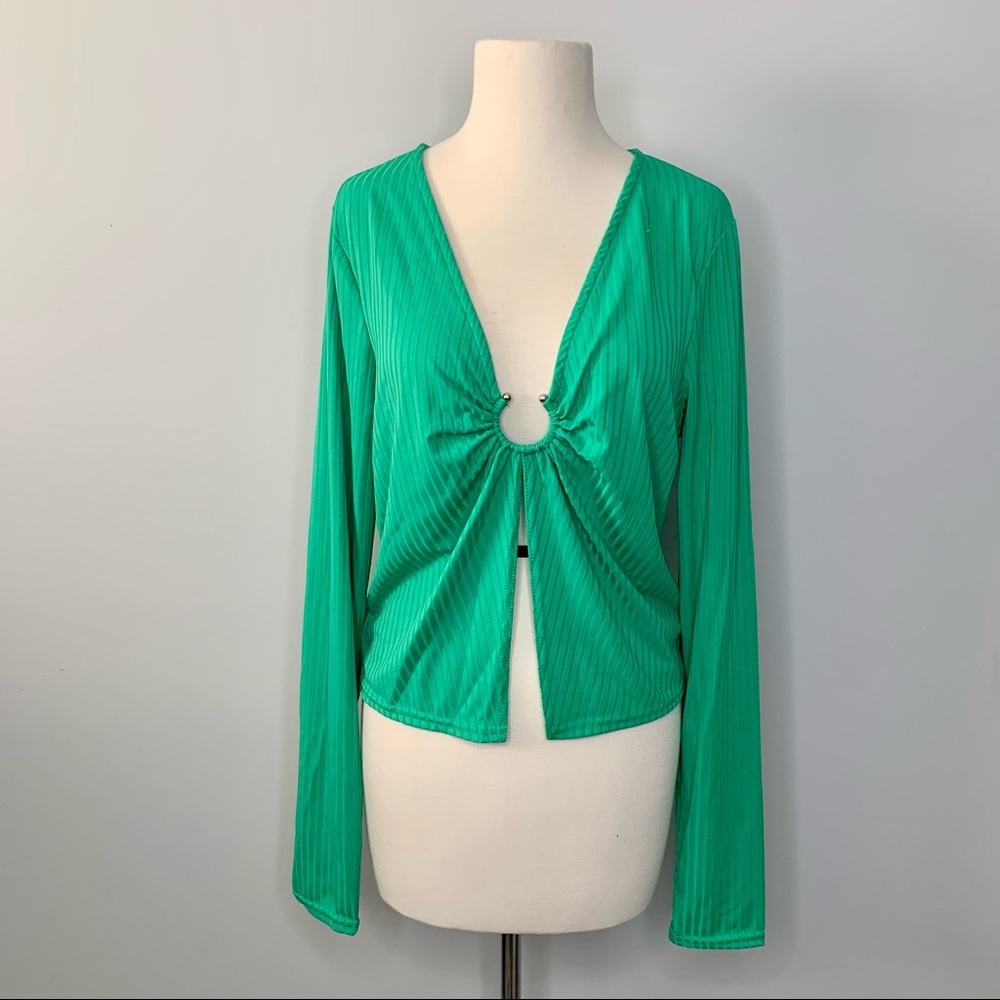 Long Sleeve Rib Top - Picture 7 of 10